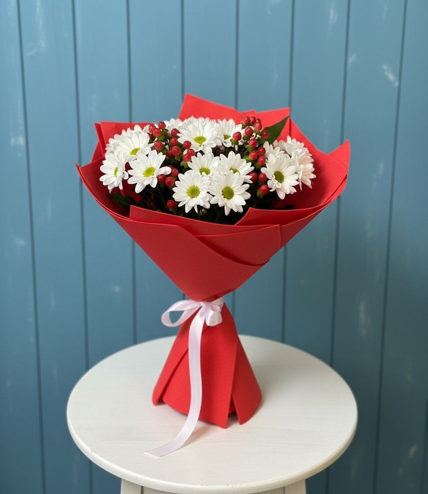 Букет цветов из: Хризантемы в Большие Березники Мордовия