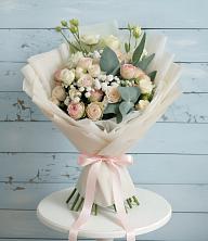 Букет цветов из:  Розы и Лизиантусы в Большие Березники Мордовия