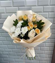 Букет цветов из:  Розы и Хризантемы в Большие Березники Мордовия