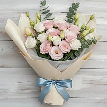 Букет цветов из:  Лизиантусы в Большие Березники Мордовия