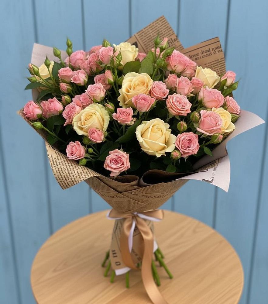 Букет варенье из роз в Большие Березники Мордовия Букет цветов из: Розы в Большие Березники Мордовия