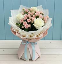 Букет цветов из:  Розы в Большие Березники Мордовия