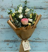 Букет цветов из:  Розы и Лизиантусы в Большие Березники Мордовия